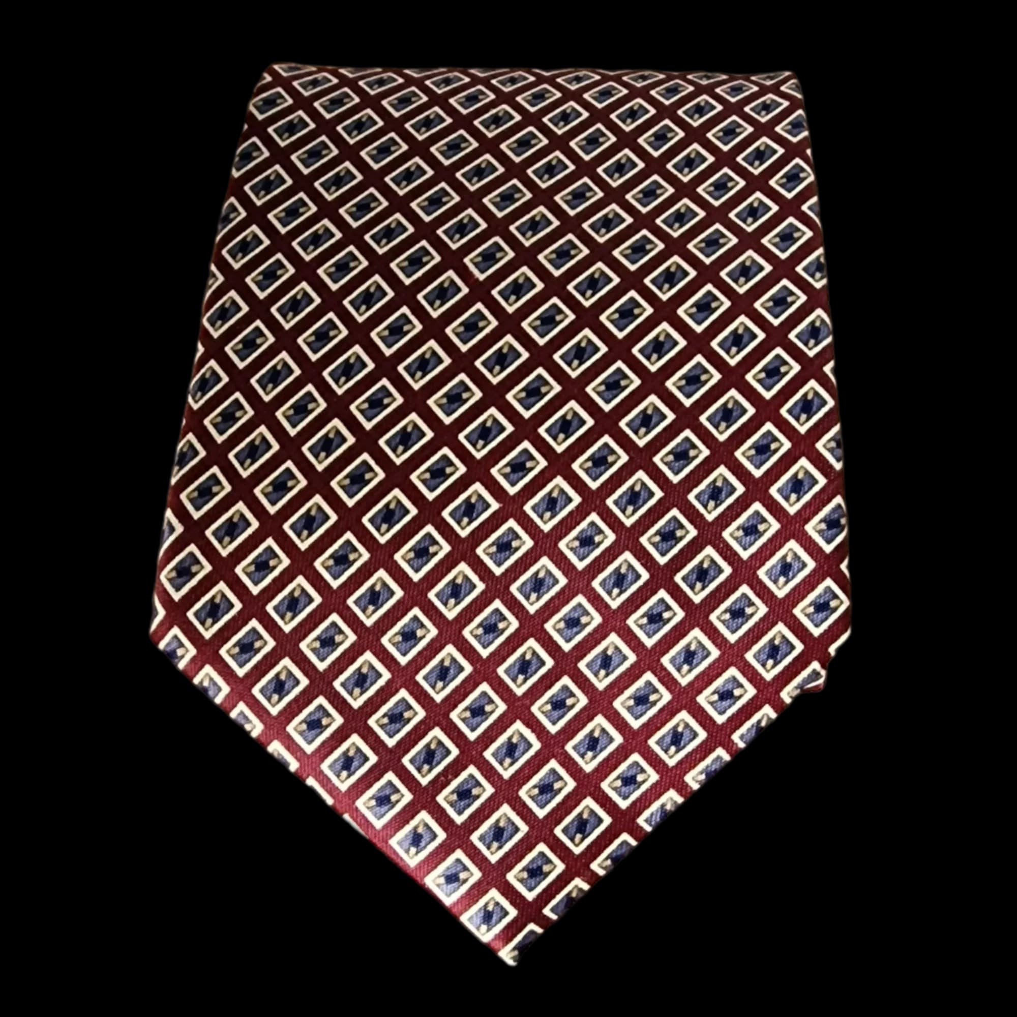 Rene Chagal Vintage Hand Made Multicoloured 100% Silk Tie
